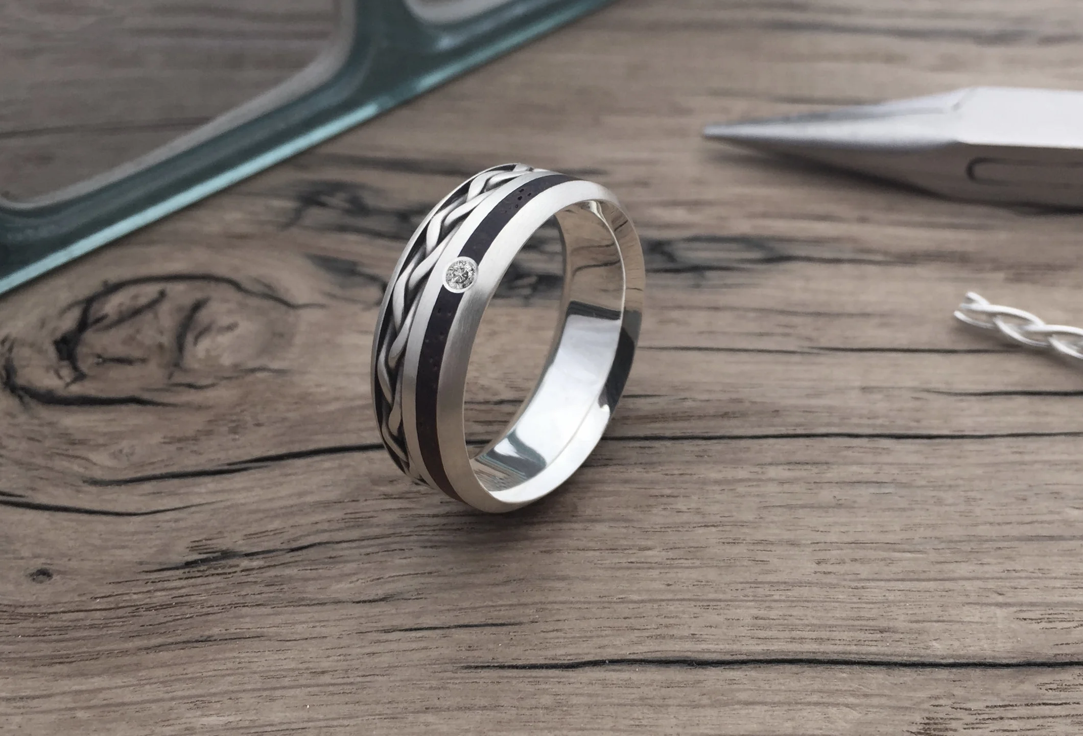 handmade wooden rings