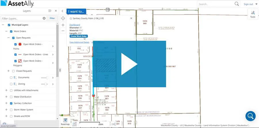 Work Orders in AssetAlly