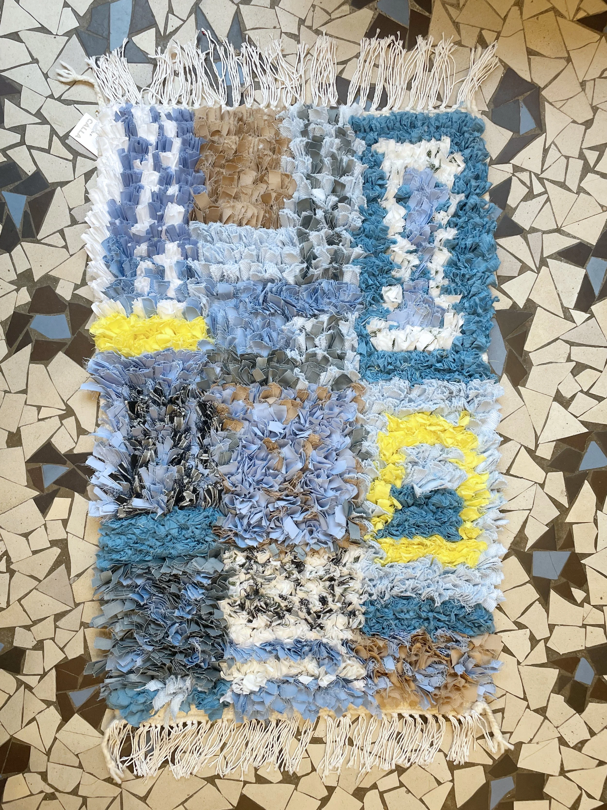 calla Small Format Boucharouite Rug: Baby