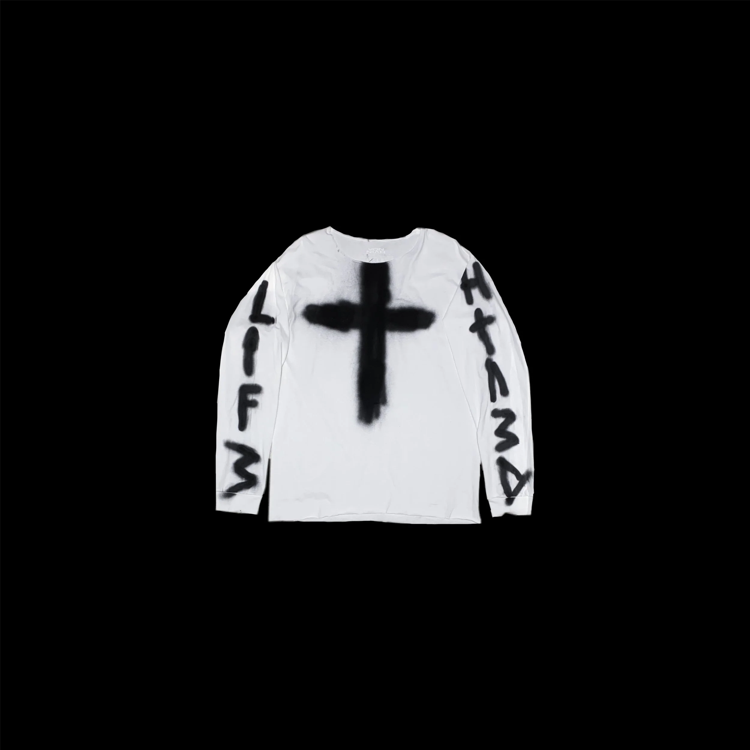 LIFE & DEATH CROSS L/$ [WHITE]