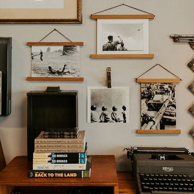 Shop updates with 📷 by @averylynnphoto #photography #vintage #military #original #airborne #madeinusa #fayettevillenc #leclairsgeneralstore #photo #army #books #visual #display