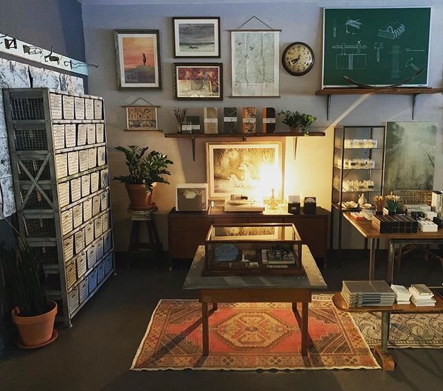 Mid week updates... #vintage #art #leathergoods #lighting #rugs #plants #madeinusa #handmade #antique #industrial #mcm #pencil #pen #artsupplies #generalstore