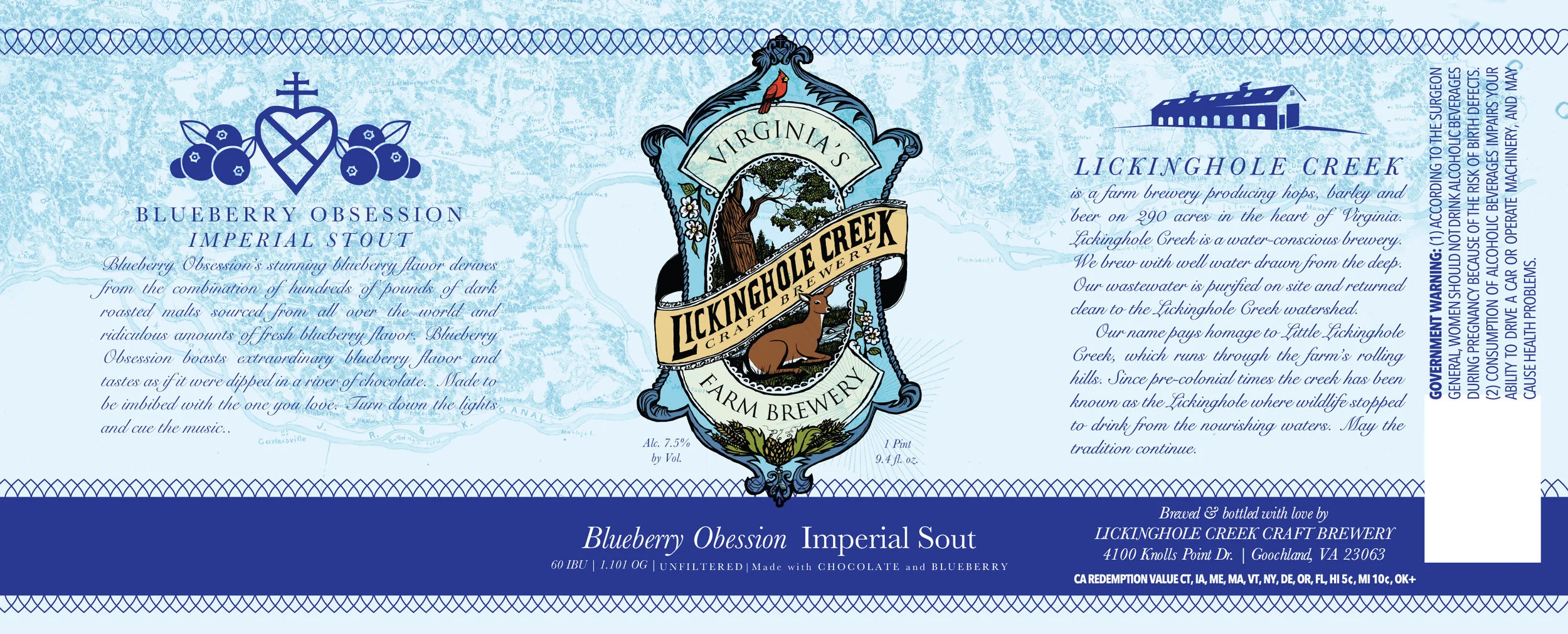 Blueberry Obsession Chocolate Stout 2018 Release