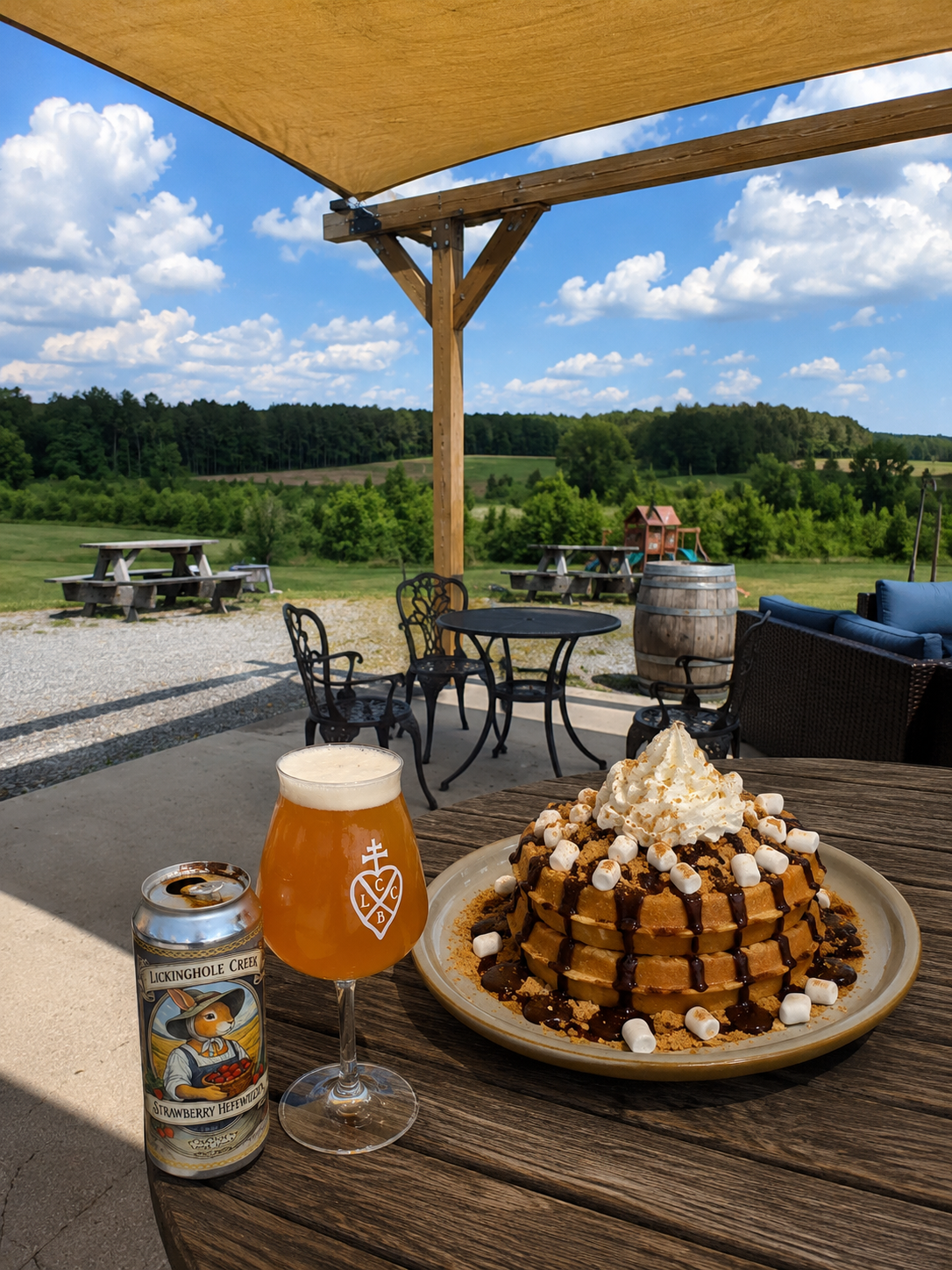 Lickinghole Lager with Live Music from Southern Smoke · August 8 — Maze and Stacked and Poured Food Truck