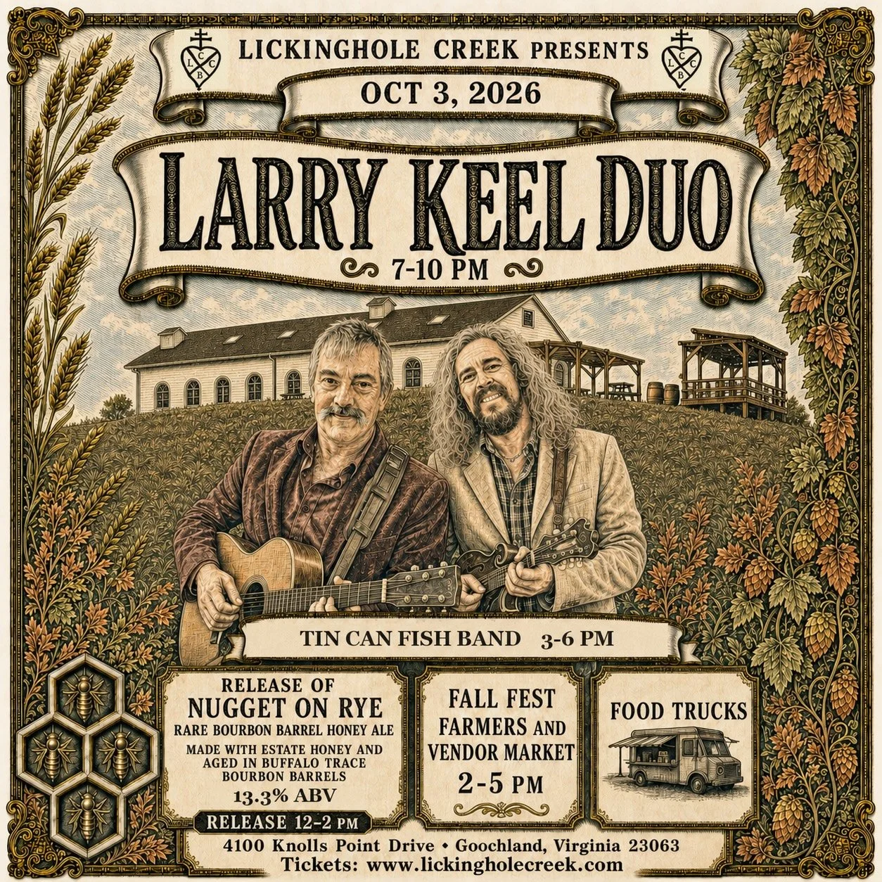 $30 Larry Keel Duo General Admission Ticket