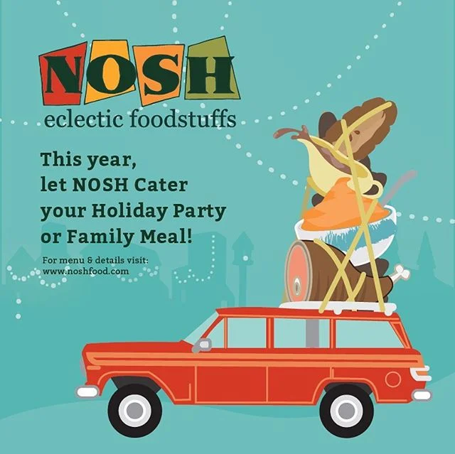 Bring NOSH to the Party this year 🎉!
Let us cater your BIG (or not so big) 🙌🏽 event!
Check out our website, noshfood.com
to review our Holiday To-Go and Catering menus (Link in Bio)!
. . .
#holidays #holidayfood #happyholidays 
#nc #durhamnc #durm