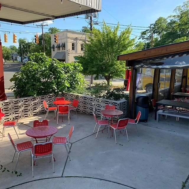 It&rsquo;s Taco Tuesday and we&rsquo;ve worked
all weekend to space out the outdoor patios for partial re-opening.
Indoor space will remain closed until further notice, but thankfully we have plenty of space to enjoy (at a safe distance) while dining