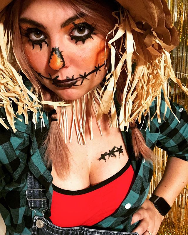 #TBT to being a scarecrow in Salem in Halloween 🎃. Can you believe it was over a month ago already?!