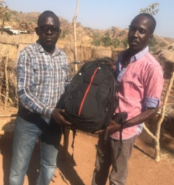 Backpack projectors allow pastors to take the Good News anywhere.