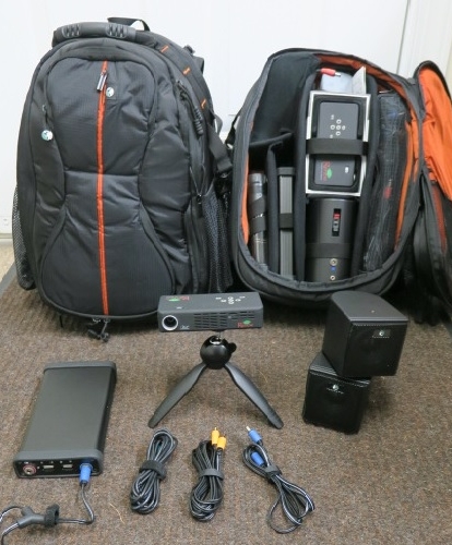 Backpack Projectors