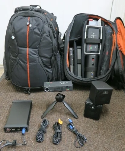 Backpack Projectors