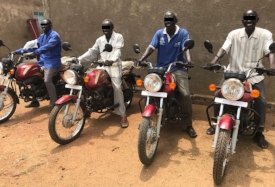 Four more pastors receive motorbikes for ministry