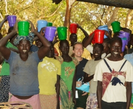 Dignity hygiene kits bring many smiles