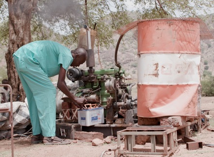 Repairing the hospital generator