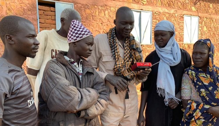 Listening to the Word of God on a Bible radio