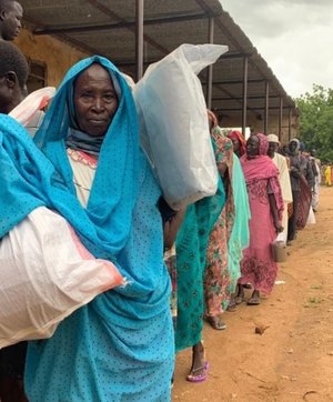 A community relief distribution