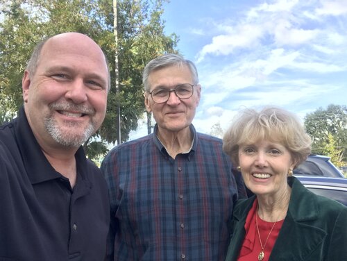 Ed with Lewis and Carol