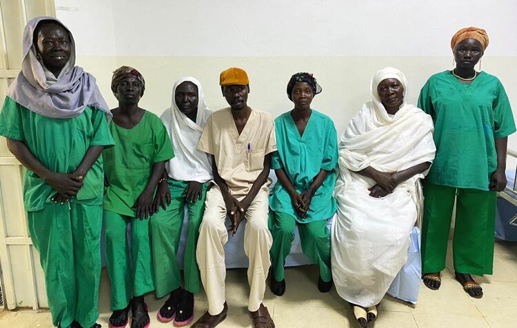 Dr. Ahmed and the Maternity Ward Staff