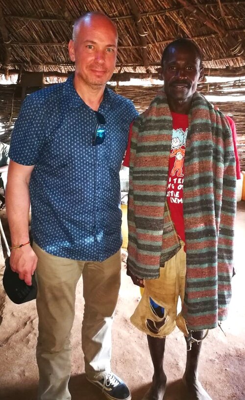 Brad with Hassan