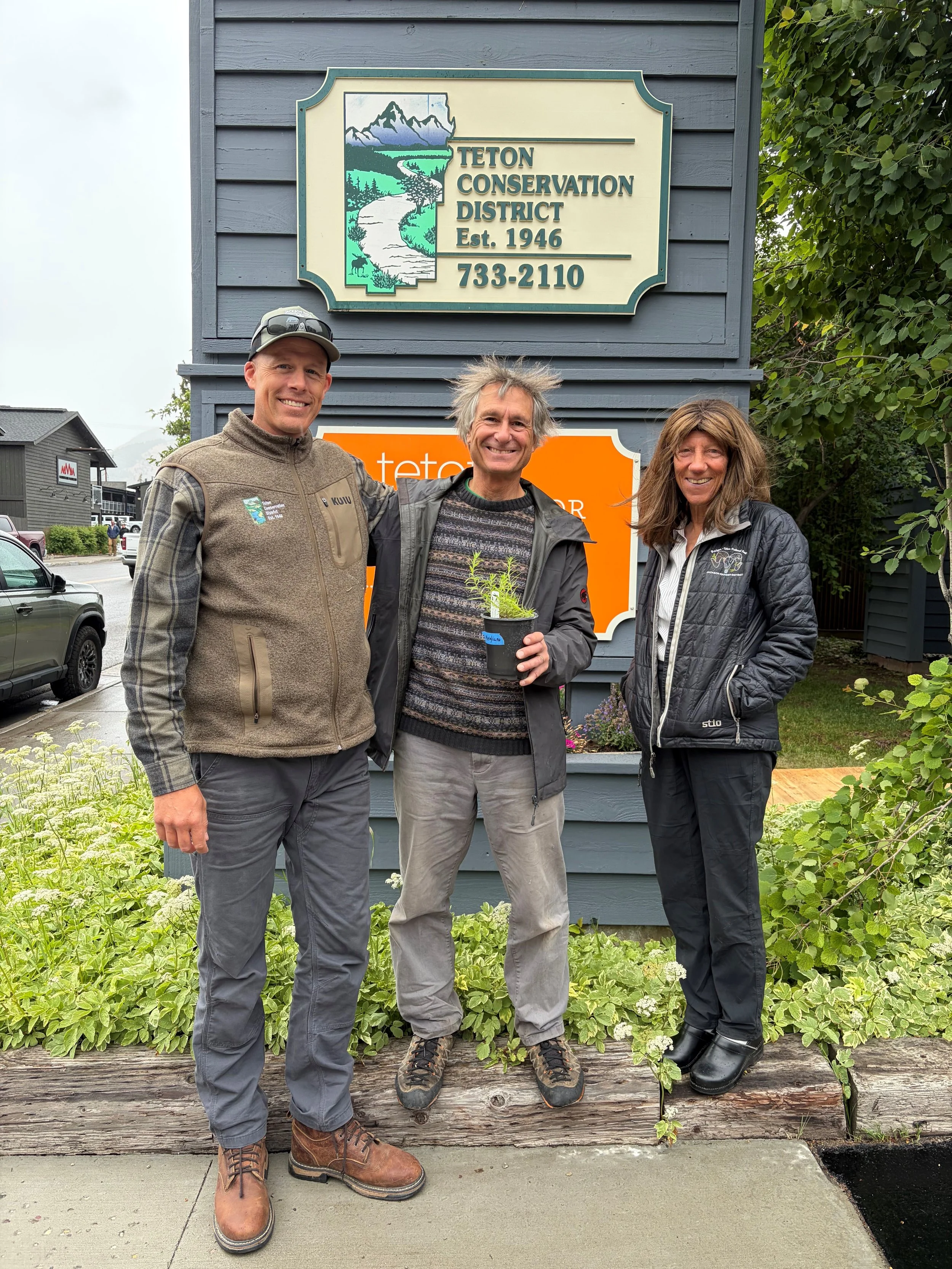 Dr. Mike Merigliano and Linda Merigliano recognized with Teton Conservation District’s 2026 Conservation Vision Award.