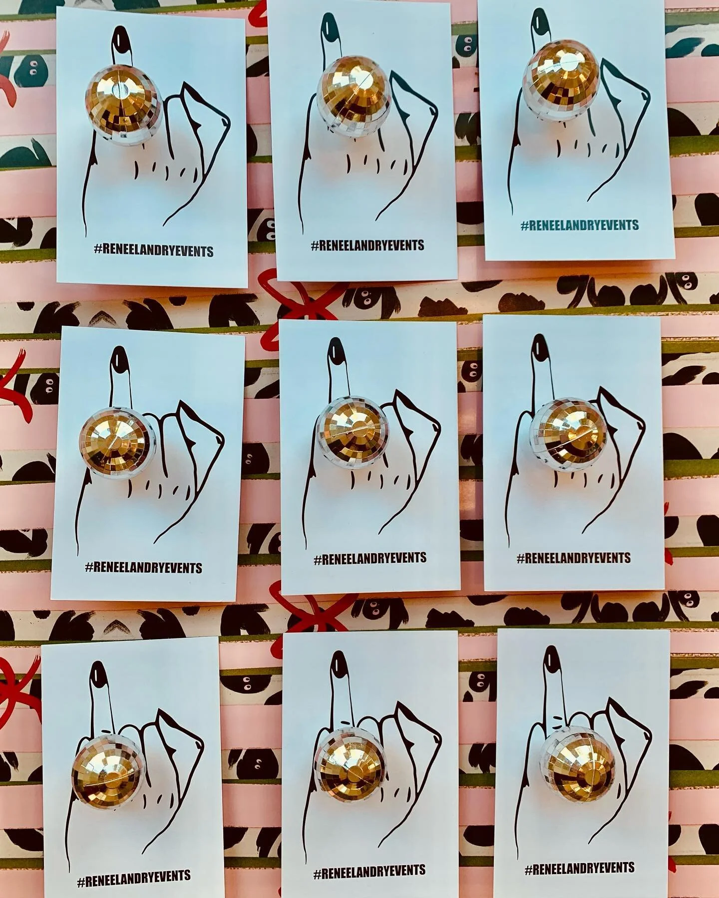 Holiday studio cards drop this week.  #stayinalive  #reneelandryevents  #followmetotheparty