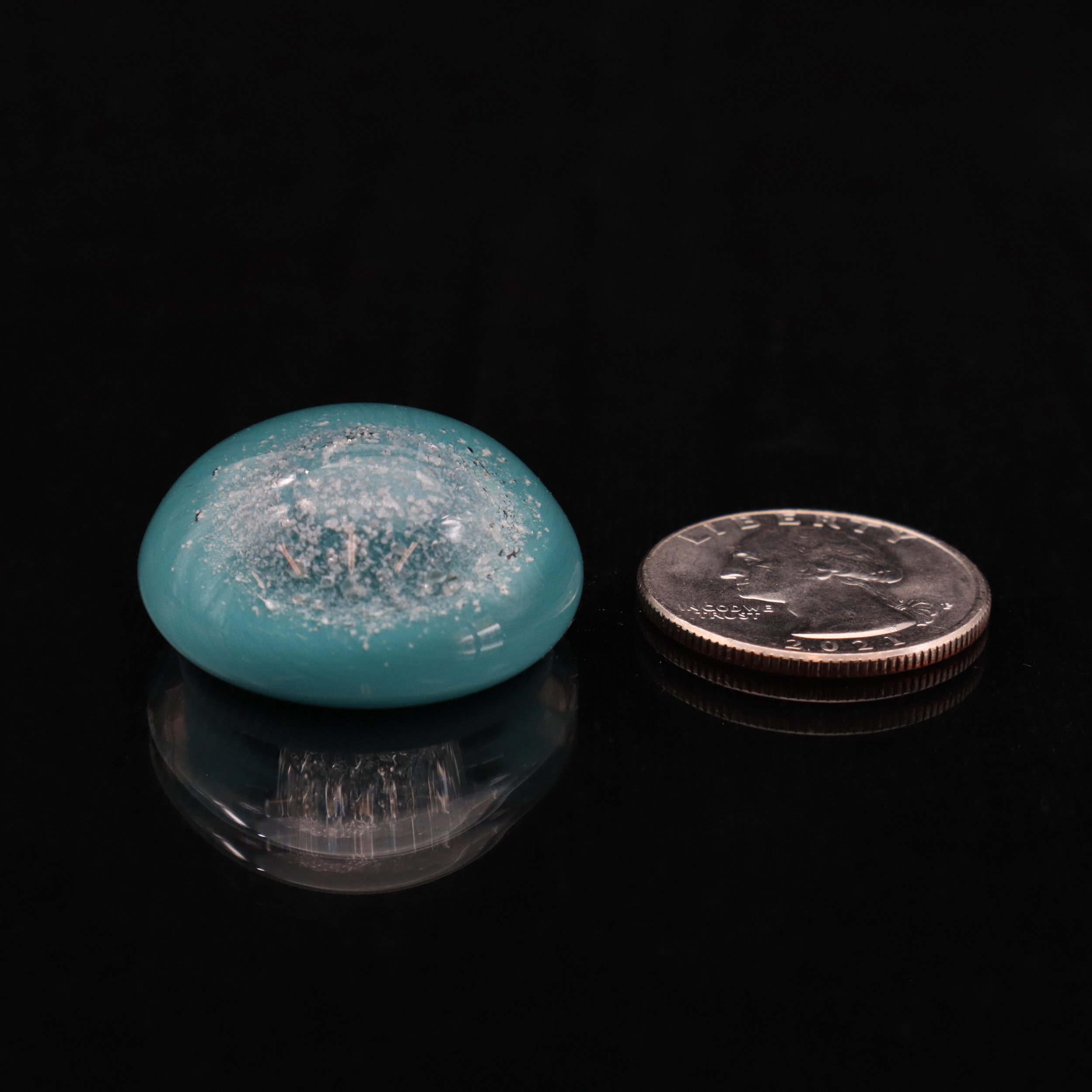 Turquoise with Quarter Cremation Ashes in Glass.jpg