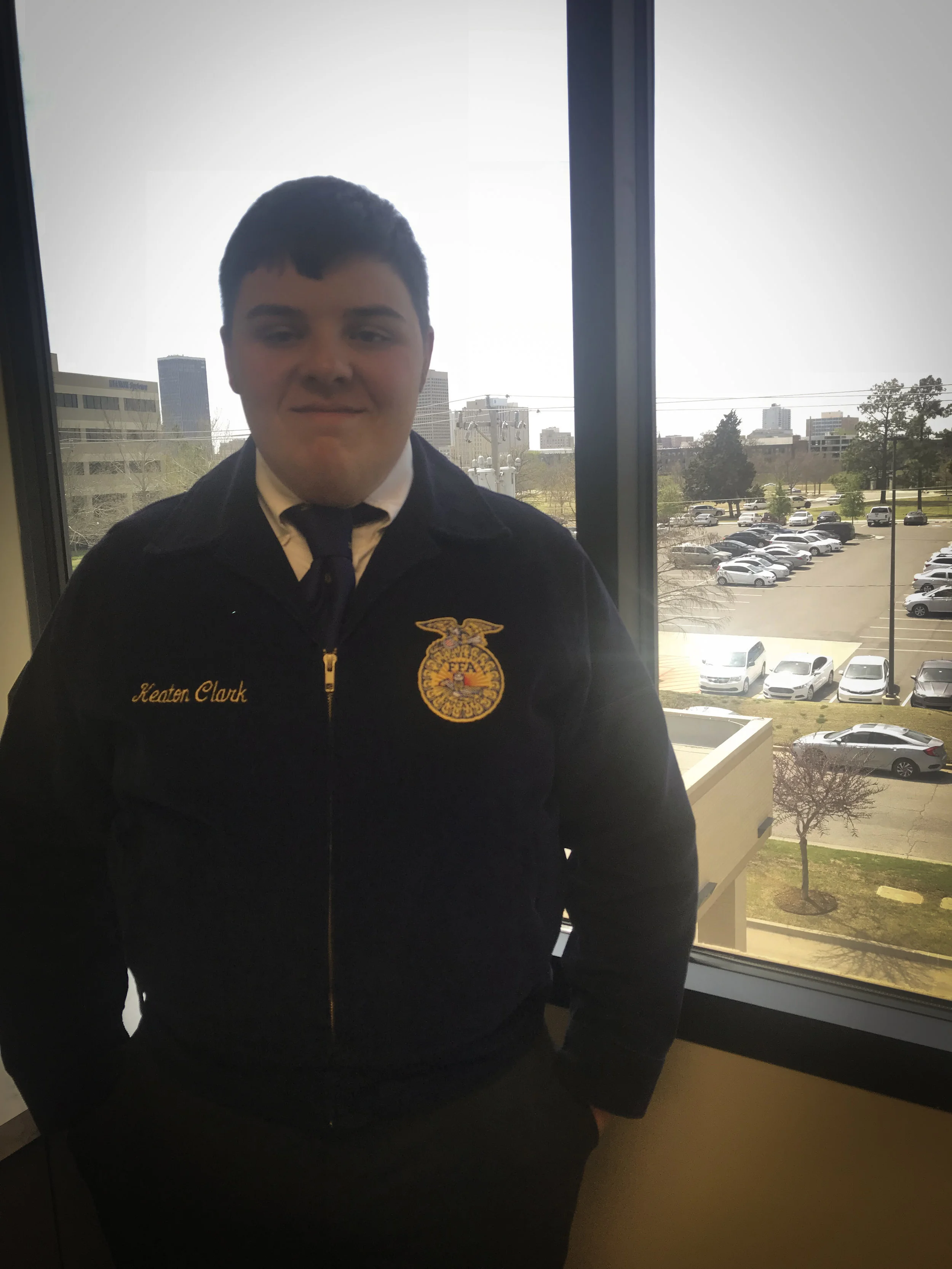 Keaton Clark | Minco, Okla. | Sophomore Keaton stays busy managing his show pig, small Herford cattle herd and 60 layer hens. He developed his passion for pigs at a young age and now he exhibits his projects at shows across the state and country. He serves as the Minco FFA Chapter Treasurer, volunteers his time at service projects, and is extremely involved in his church youth group. Keaton is most excited to meet new people and learn how to be a more effective advocate of agriculture.