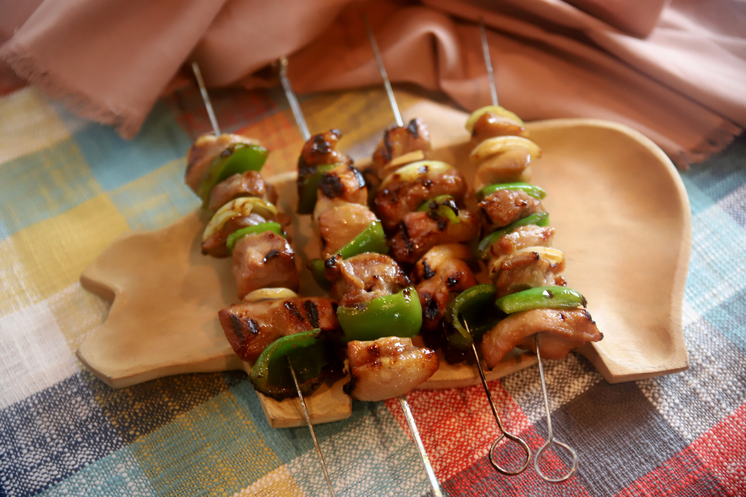 Honey Pork Kabobs