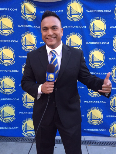 Warriors "Hype Man" Franco Finn