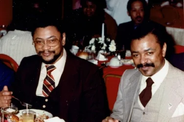 Isaac "Uncle Ike" Robinson, Elliott Robinson, Jr. (my Dad) (circa 1984)