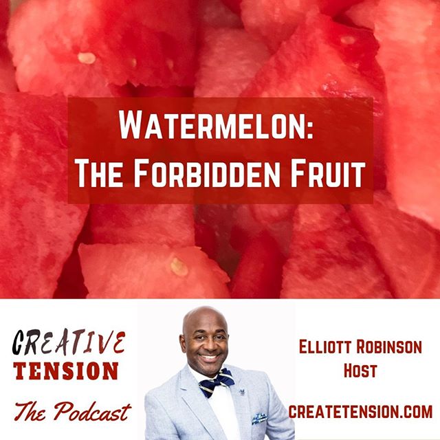NEW EPISODE!! We examine the history and current day impact of the stereotype that African-Americans have an obsession with watermelon. We get insight from a roundtable discussion and learn a way to address the watermelon stereotype from the late DC media legend, Petey Greene. (Listen where ever you find your favorite podcast or click link in profile).⠀
⠀
#createtension #jimcrow #history #caricatures #watermelon #coon #racialetiquette #peteygreene #wdc #dmv #podsincolor #podcastsincolor #dopeblackpods #podcasts4theculture #podcasts #blackpodcast #podcastculture #podcastersofinstagram #applepodcasts #podcastlife #podcasthost #podcaster #podcastlove
