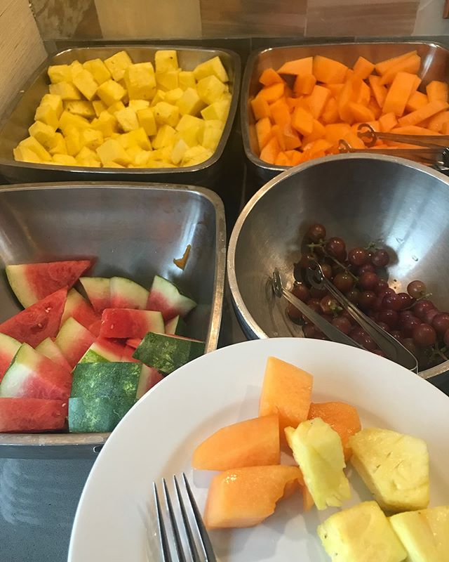 Baby steps. #watermelon #babysteps #publiceating
