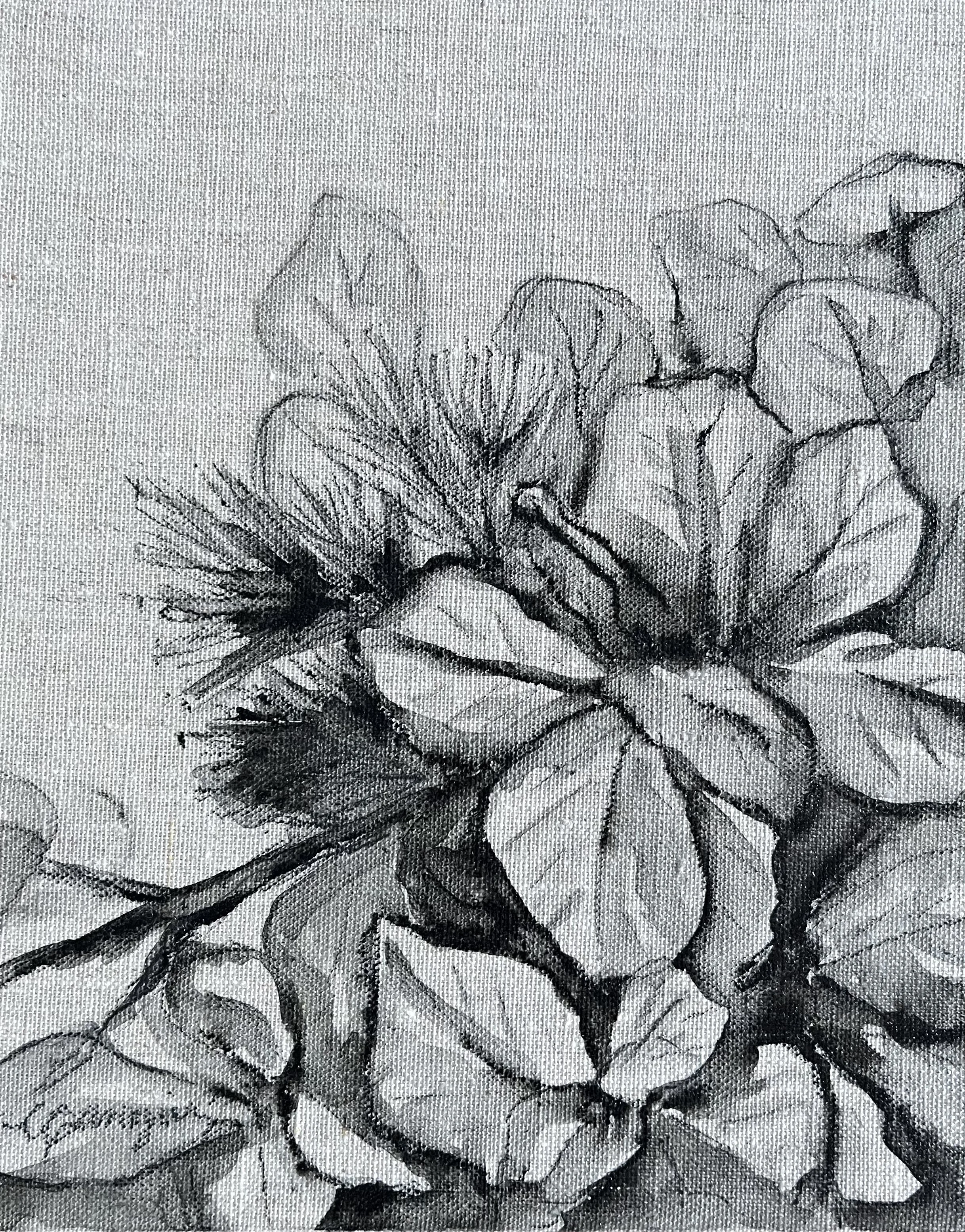 Ohi’a Lehua charcoal series