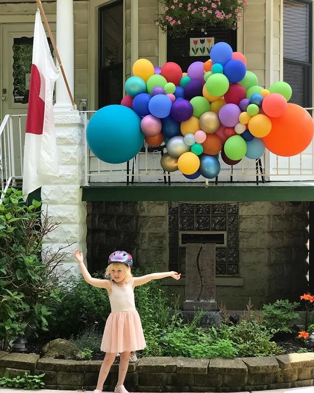 ✨Happy 4th birthday to our sparkling gal. No coincidence she was born when the fireflies come out. ✨