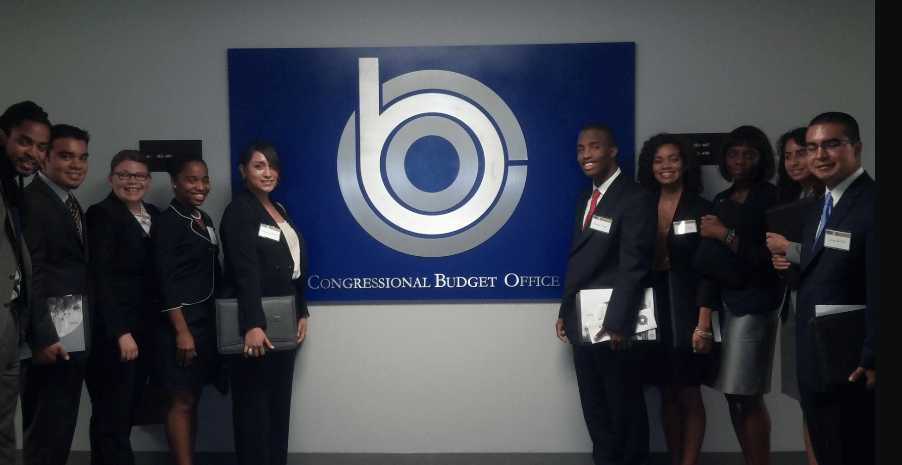 Class of 2009 after Congressional Budget Office visit