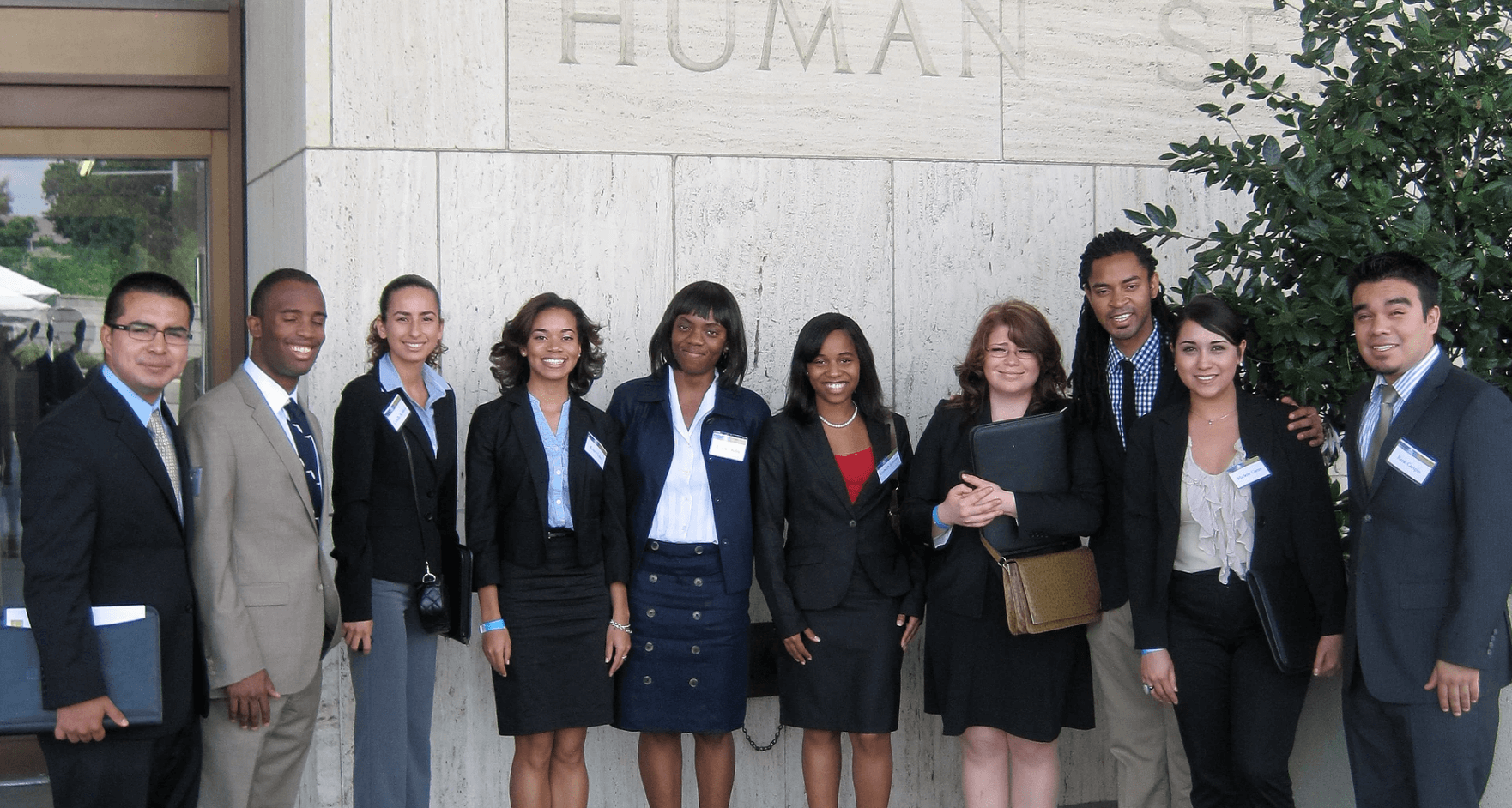 Class of 2011 after visit at US Department of Health and Human Services