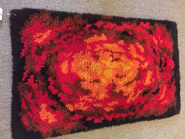 Rug, Mid-Century, $75