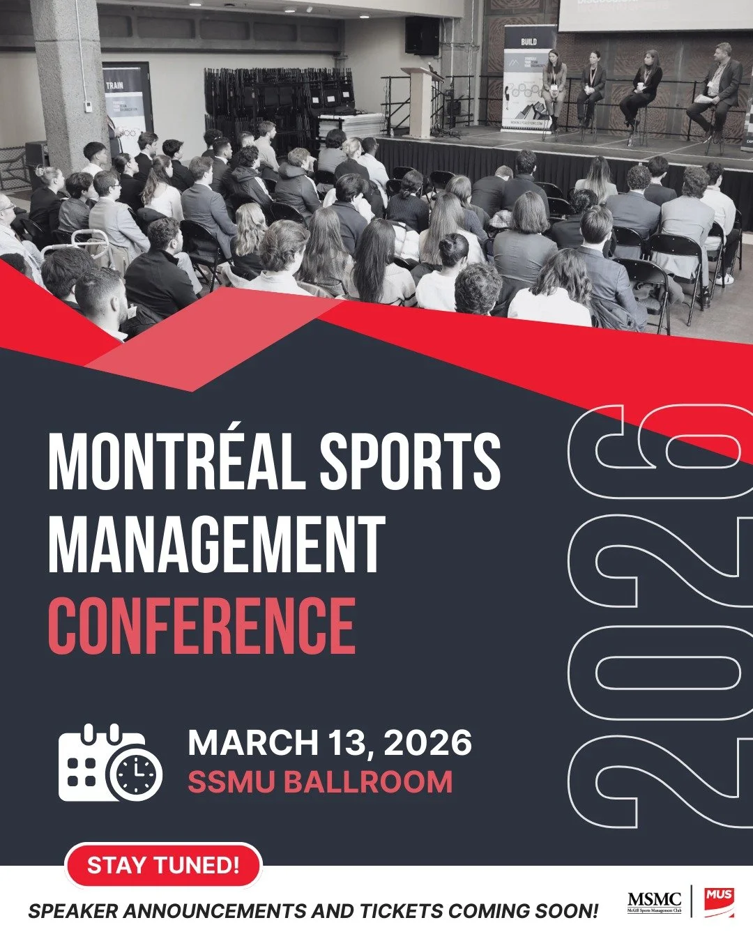 Save the date!🗓🚨

On March 13th, join us for a day of expert panels, industry insights, and conversations with professionals shaping the sports industry.

More information about speakers and tickets coming soon! 🎟️
