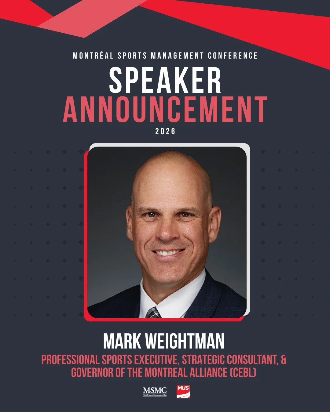 We are thrilled to announce that Mark Weightman will be speaking at our conference! 🏀📣

Mark Weightman is an accomplished leader in professional sports with over 30 years of experience and a record of strategic vision and organizational transformat