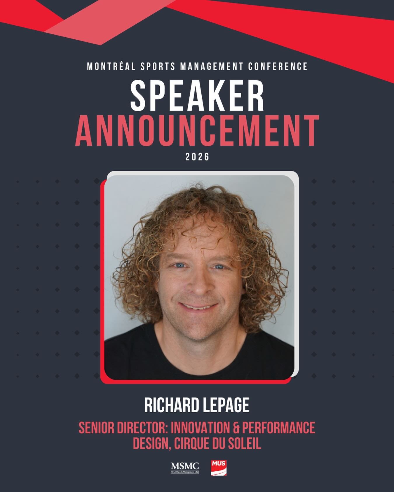 We are thrilled to announce that Richard Lepage will be speaking at our conference! 📣🏅

Richard is a manager specializing in human performance and innovation, recognized for the depth and diversity of his expertise. He has extensive experience in h