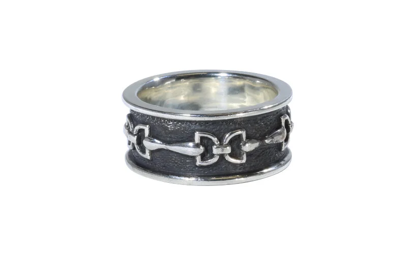Silver D ring snaffle channel ring.jpg