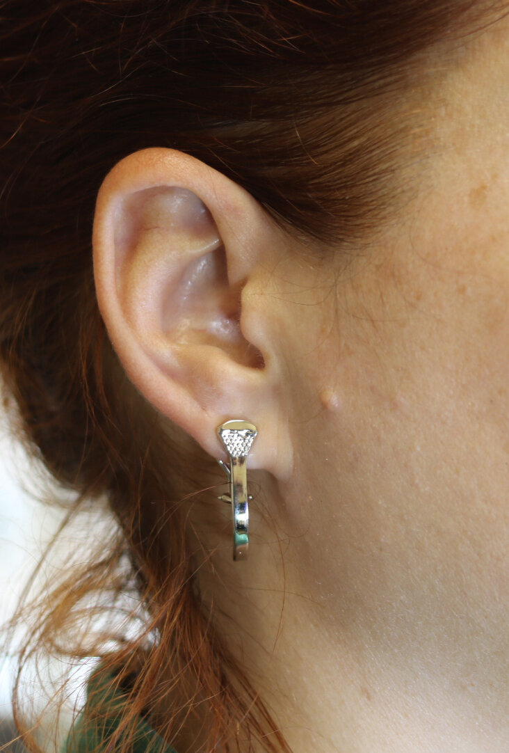 Long horseshoe nail earrings ear photo.jpg