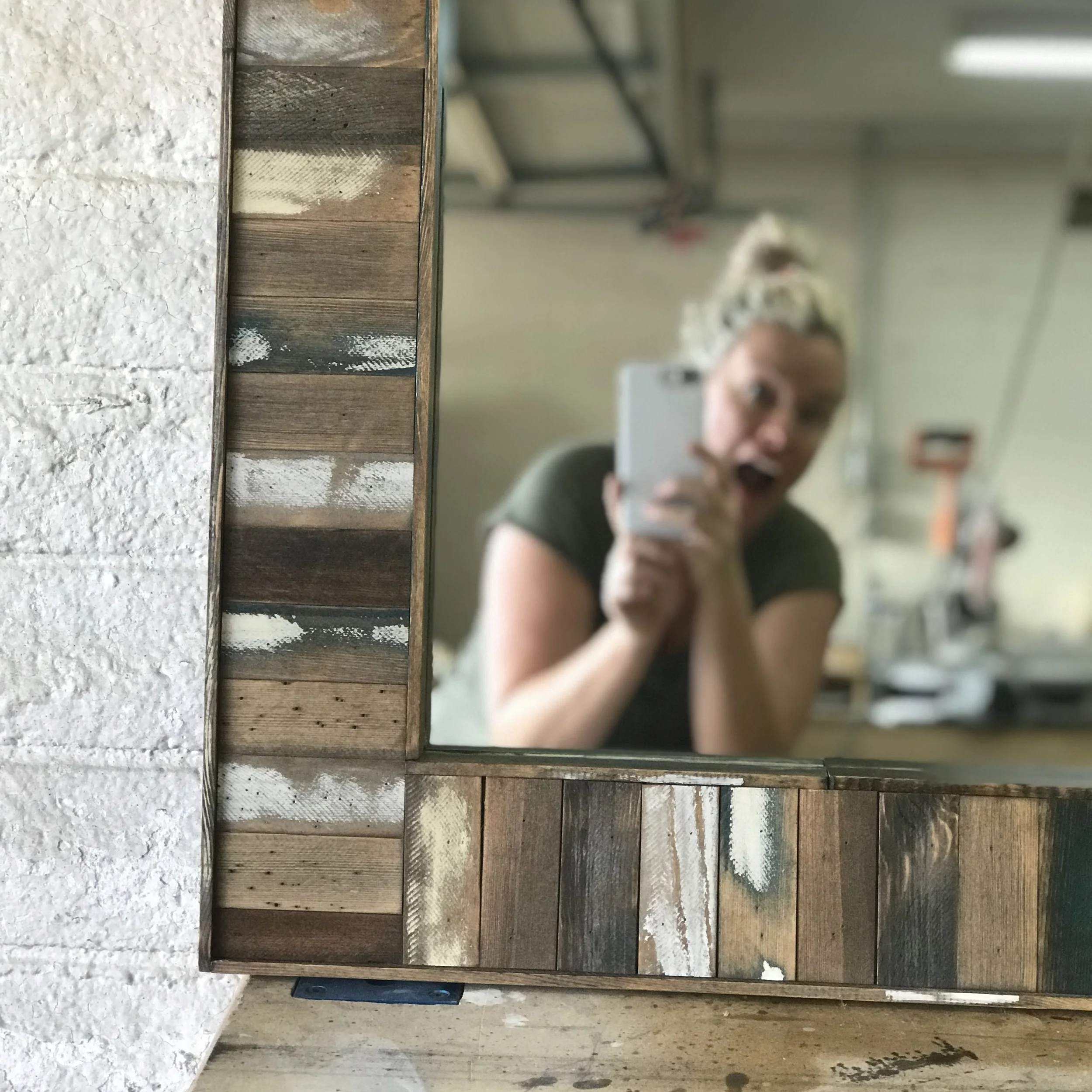 Stir Stick Mirror Frame