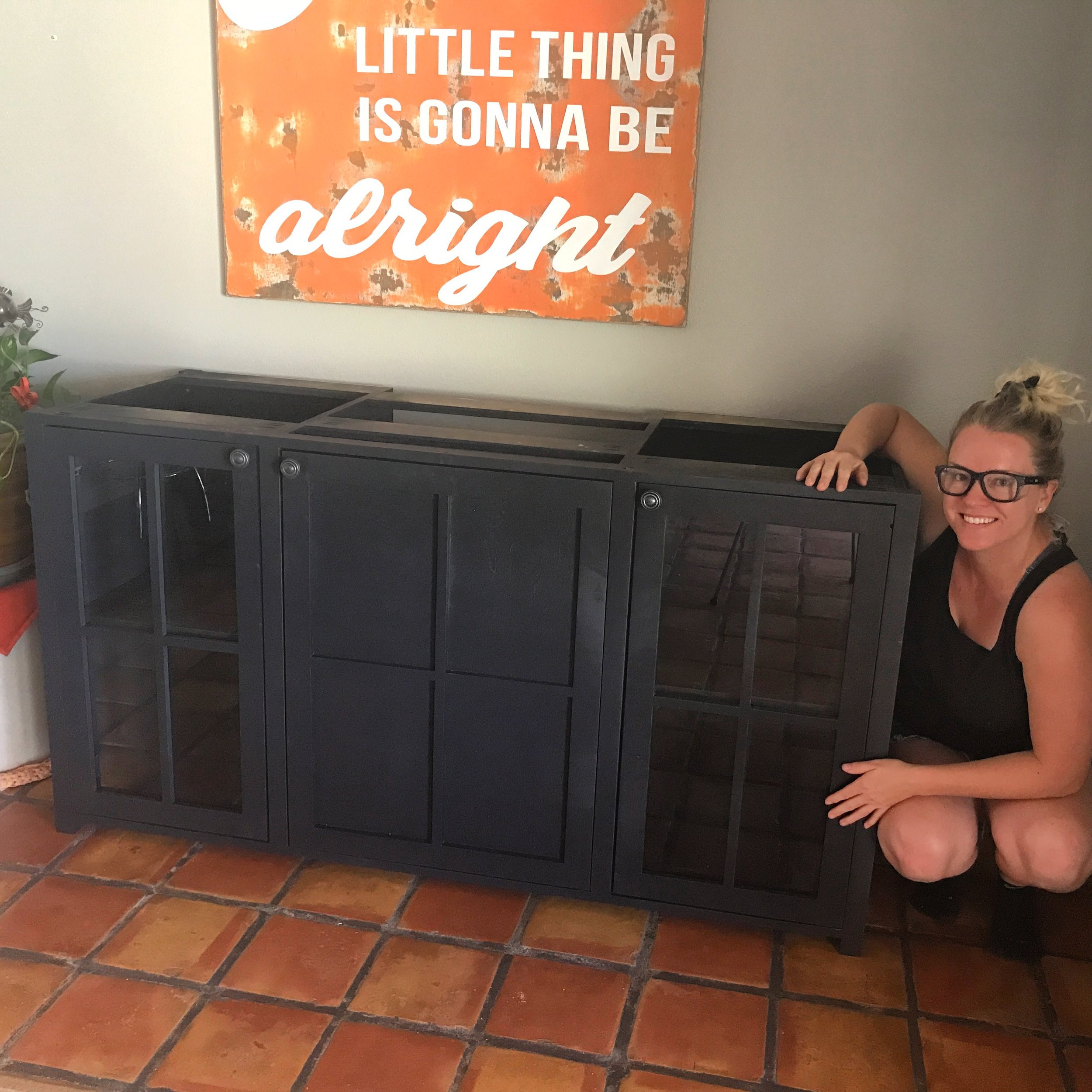 How To Make A Buffet - That Holds A Mini-Fridge — the Awesome Orange
