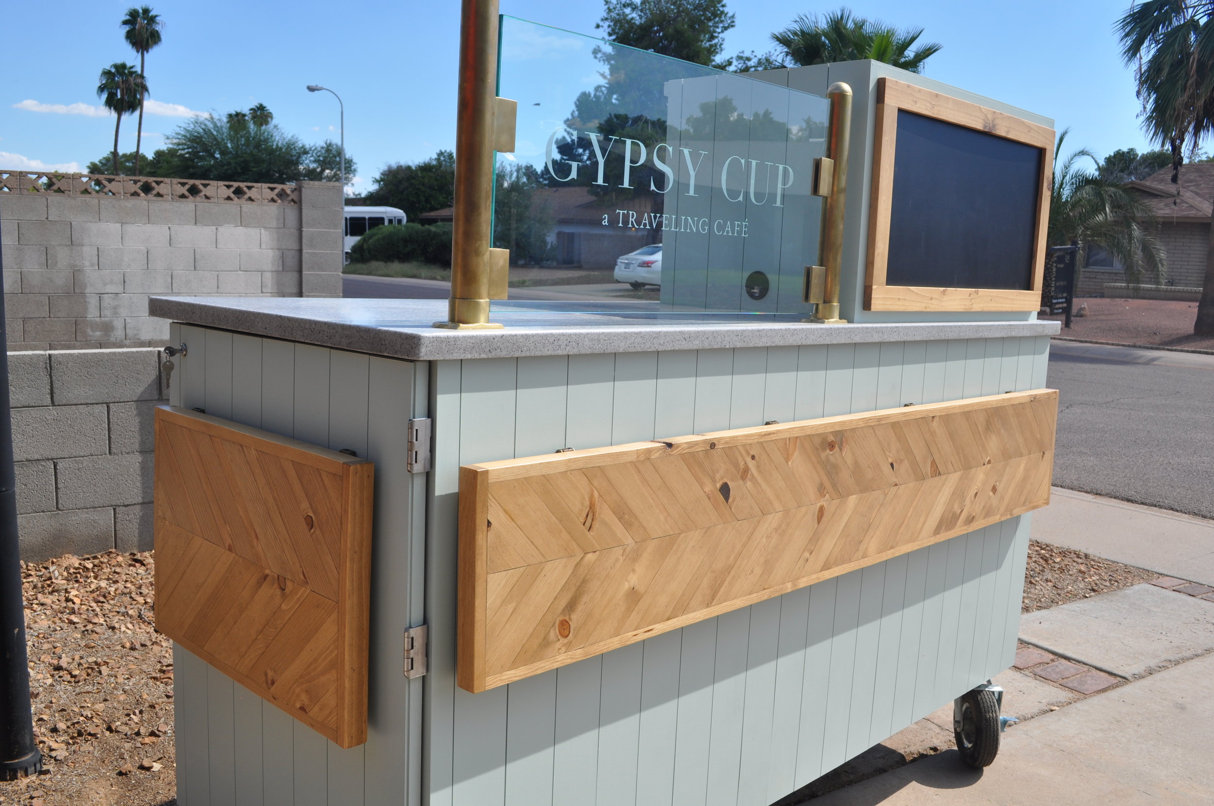 Mobile Coffee Cart Makeover