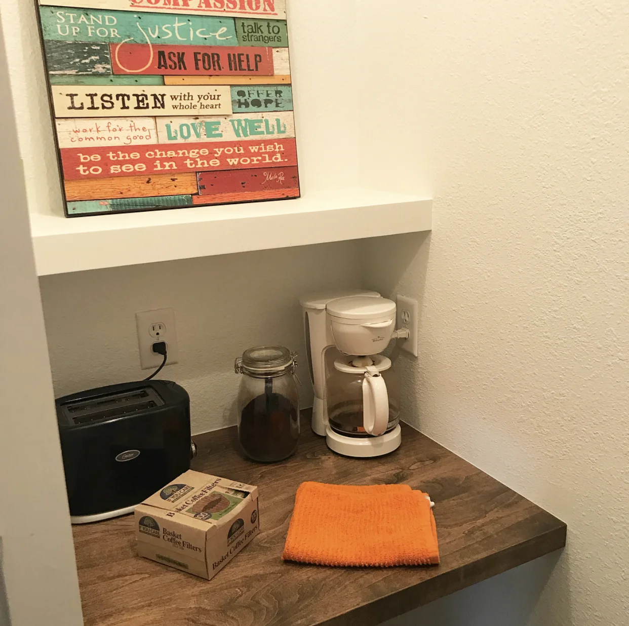 Pantry After - Hidden Coffee Station