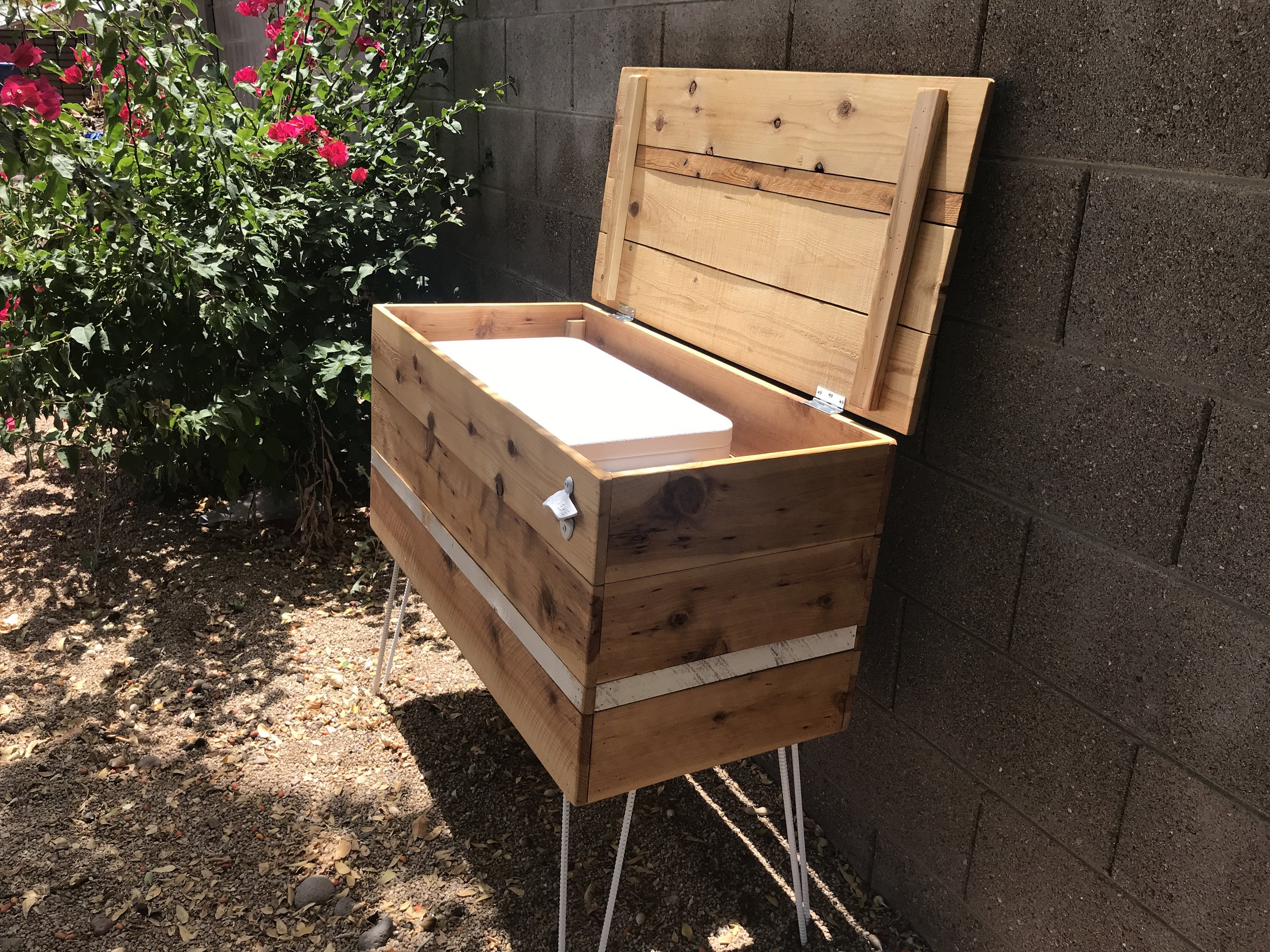 DIY Outdoor Cooler Box — the Awesome Orange