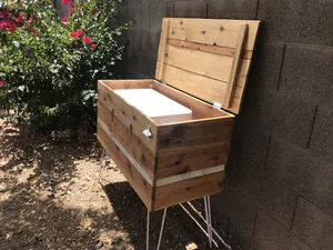 DIY Outdoor Cooler Deck Box — the Awesome Orange