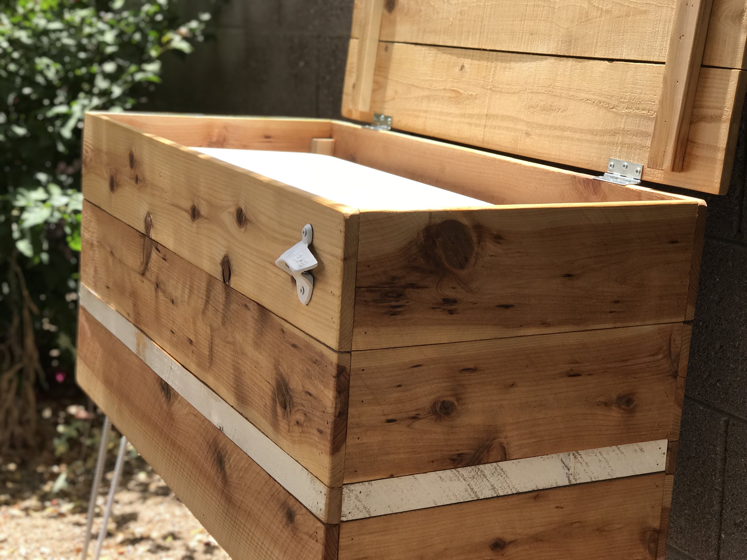 DIY Outdoor Cooler Deck Box — the Awesome Orange