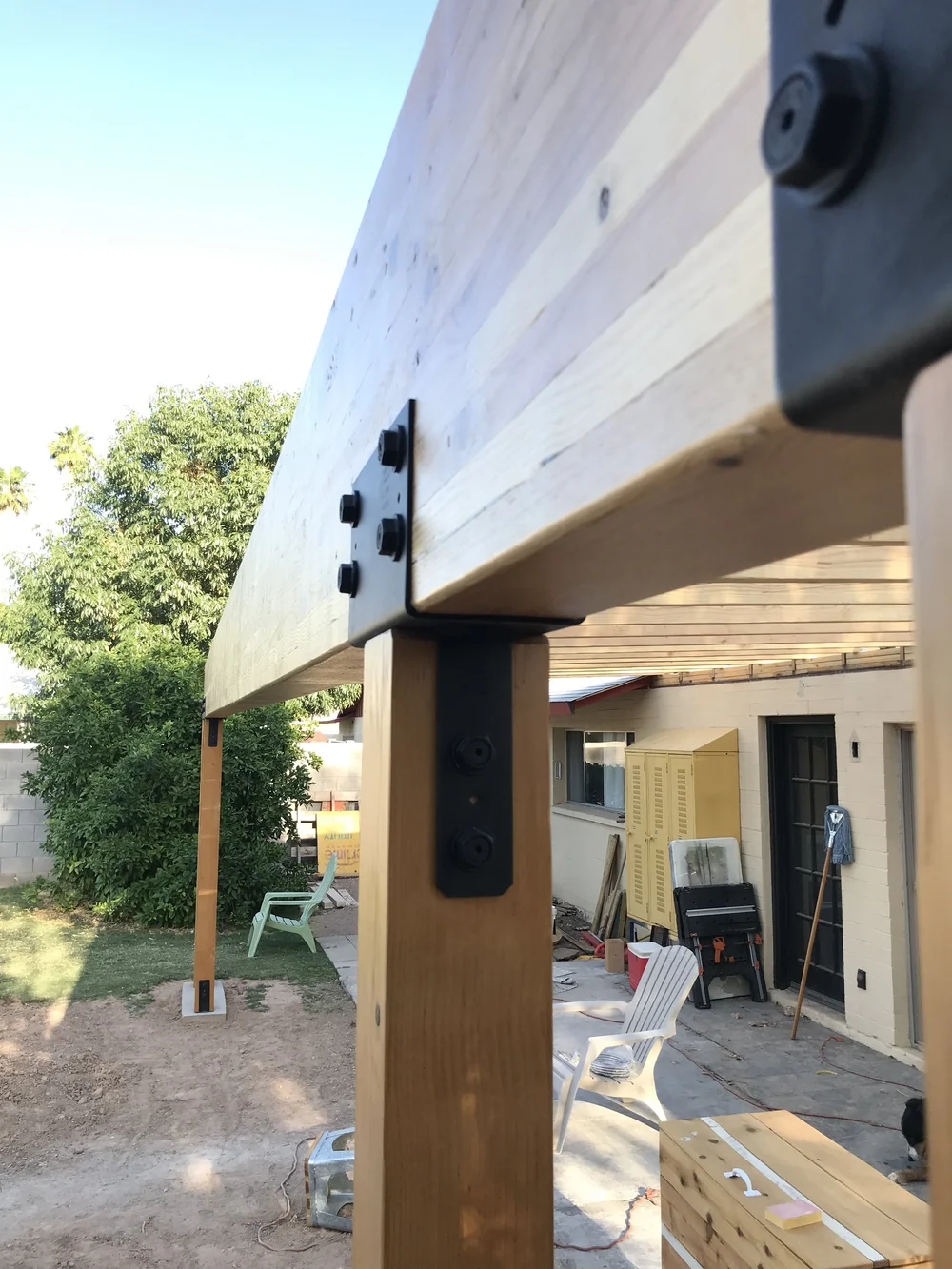 How To Build A Block And Beam Patio The Best Picture Of Beam